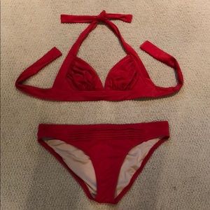 Jcrew bikini Red size Small.